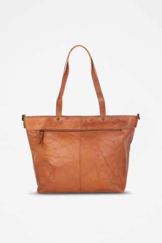 Cabas en cuir - Camel 
