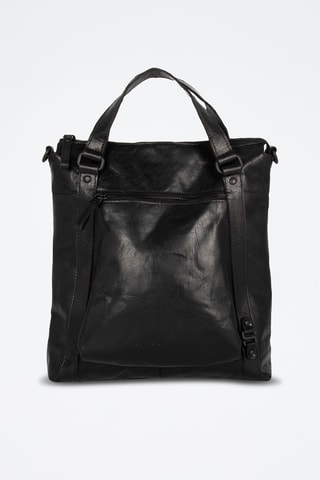 Sac à dos en cuir - Noir