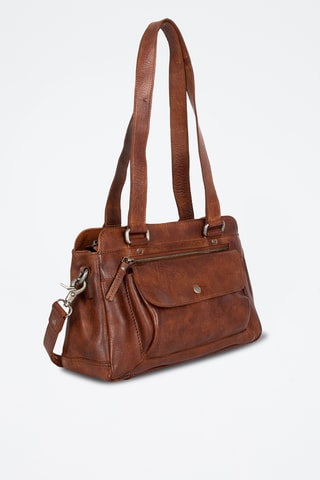 Sac porté épaule en cuir - Camel