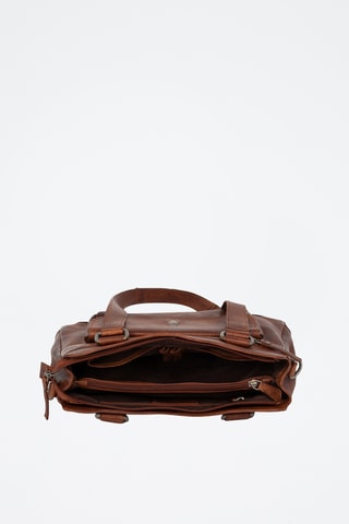 Sac porté épaule en cuir - Camel
