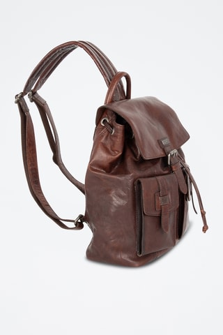 Sac à dos en cuir - Marron