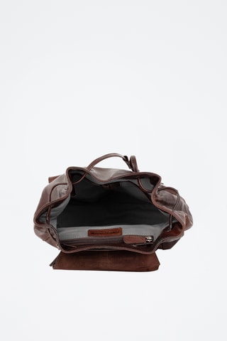 Sac à dos en cuir - Marron