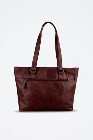 Cabas en cuir - Marron 