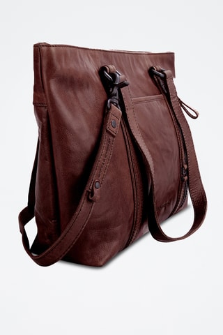 Cabas en cuir - Marron 