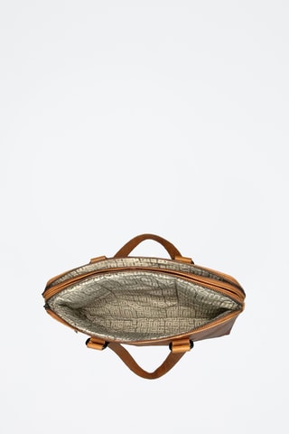 Sac porté épaule en cuir - Camel 