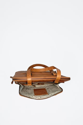Sac porté épaule en cuir - Camel 