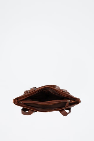 Sac porté épaule en cuir - Camel