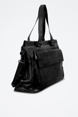 Cabas en cuir - Noir