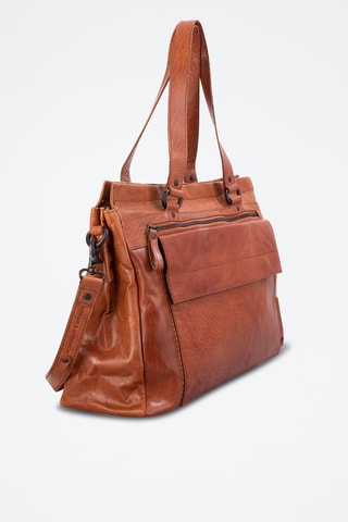 Cabas en cuir - Camel 