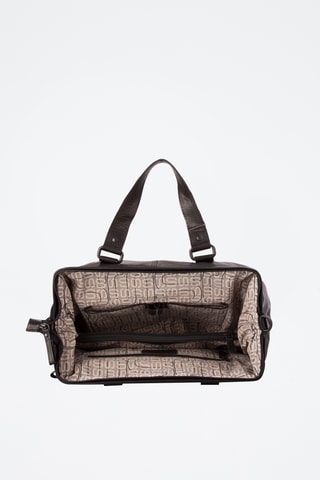 Sac de voyage en cuir - Noir