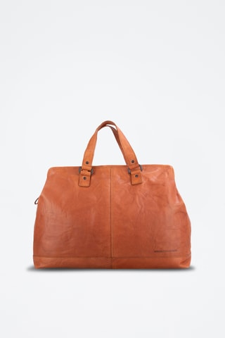 Sac de voyage en cuir - Camel 