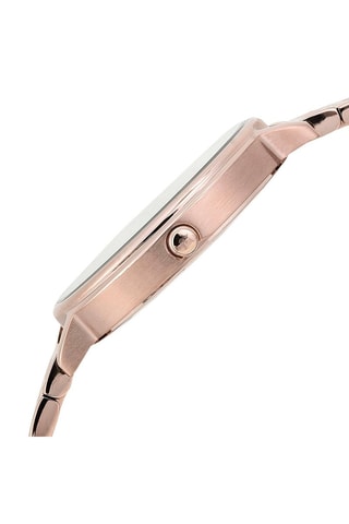 Stalen Quartz Horloge Kappa - Roze