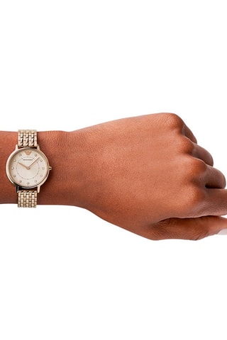 Stalen Quartz Horloge Kappa - Roze
