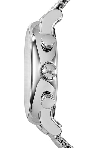 Stalen Quartz Horloge - Chronograaf - Zilverkleurig