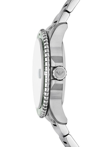 Set Quartz Horloge en Stalen en Silicone Horlogebanden