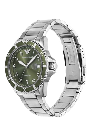 Set Quartz Horloge en Stalen en Silicone Horlogebanden