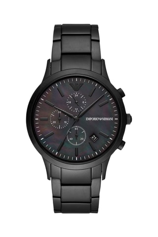 Stalen Quartz Horloge - Chronograaf - Zwart