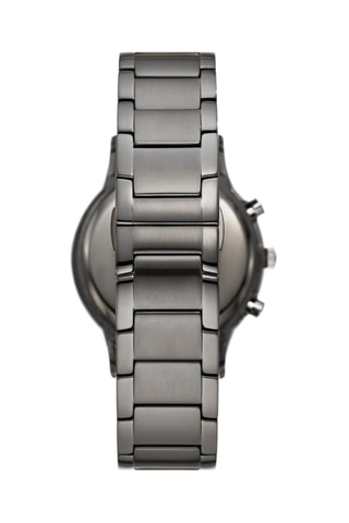 Stalen Quartz Horloge - Chronograaf - Antraciet en Zwart