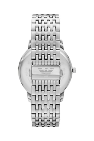 Stalen Quartz Horloge - Zilverkleurig en Groen