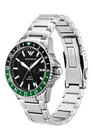 Stalen Quartz Horloge - Zilverkleurig