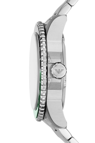 Stalen Quartz Horloge - Zilverkleurig