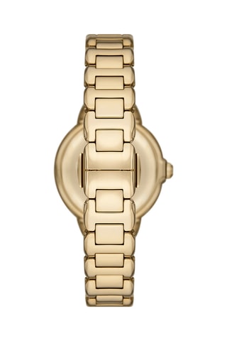 Stalen Quartz Horloge - Goudkleurig