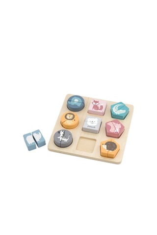Houten Puzzel 9 Stuks - Vanaf 2 Jaar