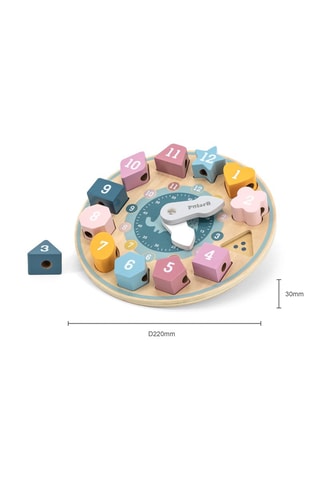 Houten Puzzelklok - Vanaf 18 Maanden