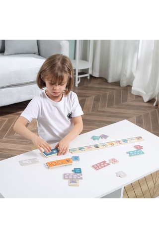 Houten Puzzel Cijfers Dieren - Vanaf 18 Maanden