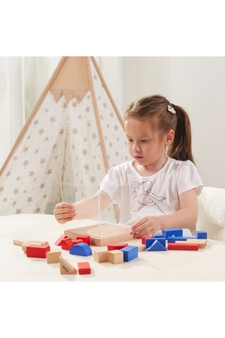 Houten 3D-Bouwspel - Vanaf 18 Maanden