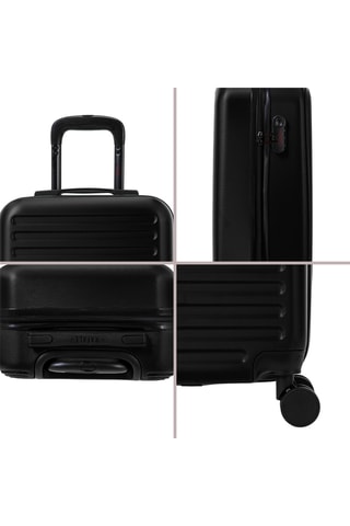 Set de 3 valises (S/M/L) - Noir - 55/65/75 cm - Rafale