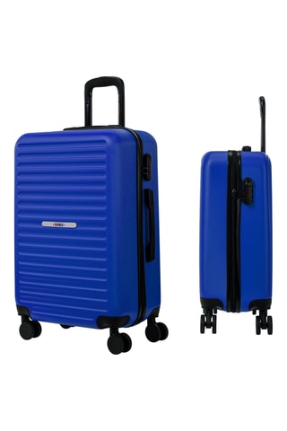 Set de 3 valises (S/M/L) - Bleu roi - 55/65/75 cm - Rafale