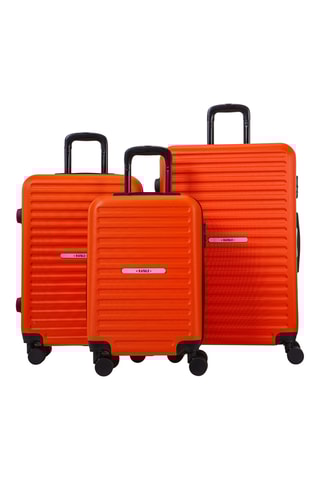 Set de 3 valises (S/M/L) - Orange - 55/65/75 cm - Rafale