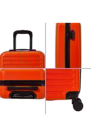 Set de 3 valises (S/M/L) - Orange - 55/65/75 cm - Rafale