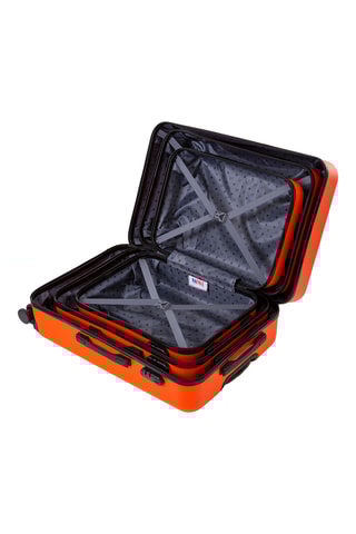 Set de 3 valises (S/M/L) - Orange - 55/65/75 cm - Rafale