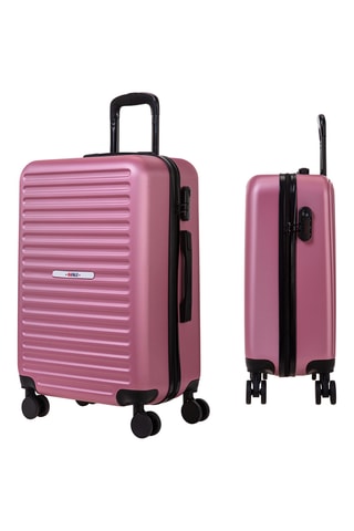 Set de 3 valises (S/M/L) - Rose - 55/65/75 cm - Rafale