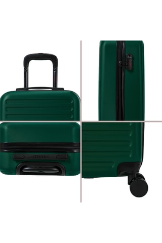 Set de 3 valises (S/M/L) - Vert sapin - 55/65/75 cm - Rafale