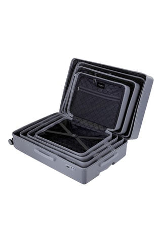 Set van 4 Trolleys - Mad S/M/L/ XL - Zilverkleurig - 55/65/75/85 cm - Murano