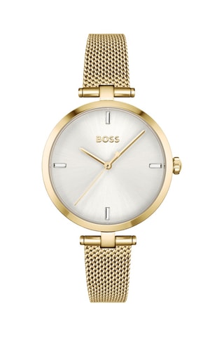 Stalen Doublé Goud Quartz Horloge - Goudkleurig
