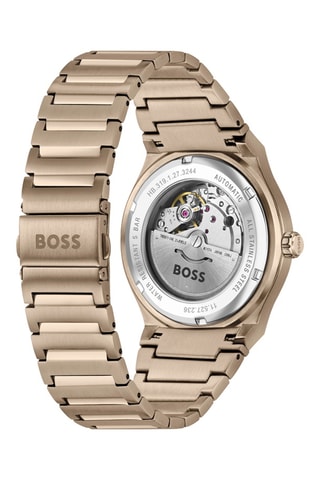 Doublé Goud Automatische Horloge - Beige