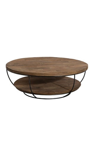 Table basse - Naturel et noir