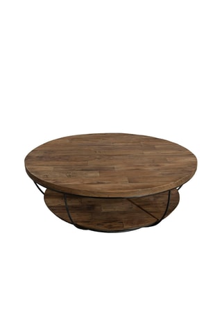 Table basse - Naturel et noir
