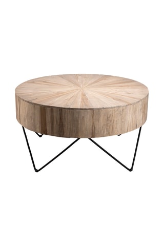 Table basse - Naturel et noir