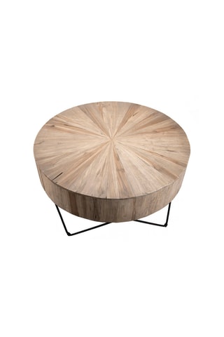 Table basse - Naturel et noir