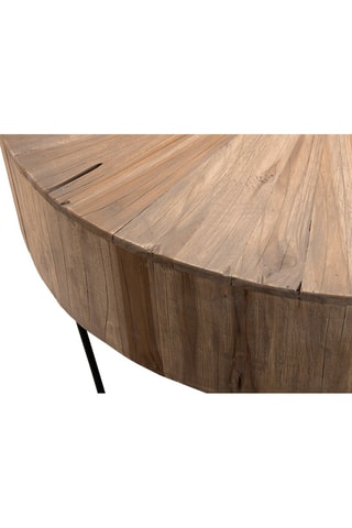 Table basse - Naturel et noir