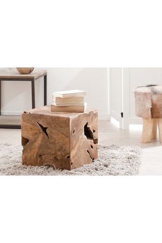 Tabouret ou table d'appoint - Naturel