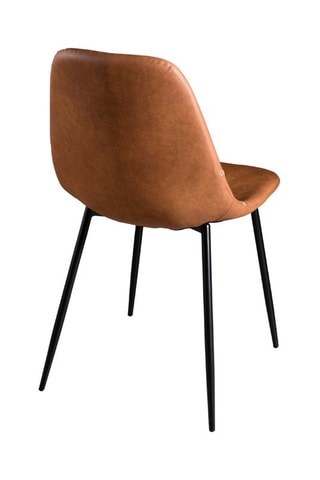 2 chaises Tom - Marron