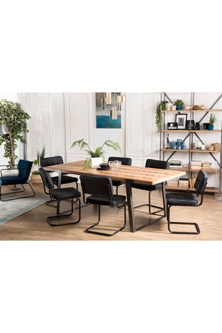 Table Carla - Naturel et noir