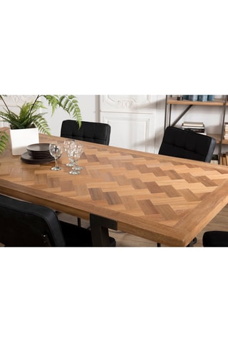 Table Carla - Naturel et noir