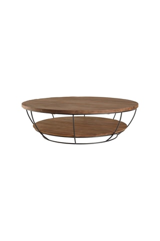 Table basse - Naturel et noir
